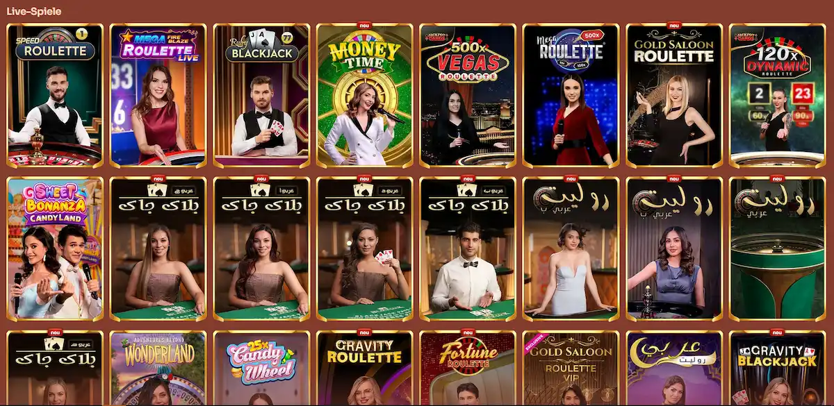 Cleobetra Live Casino – Evolution Gaming und Pragmatic Play Live Tische